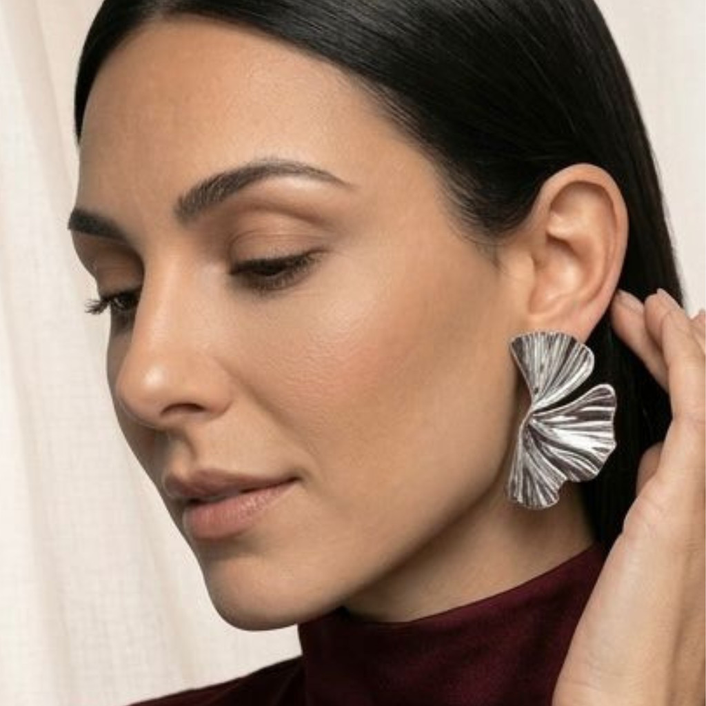 Aretes Aura Plateado
