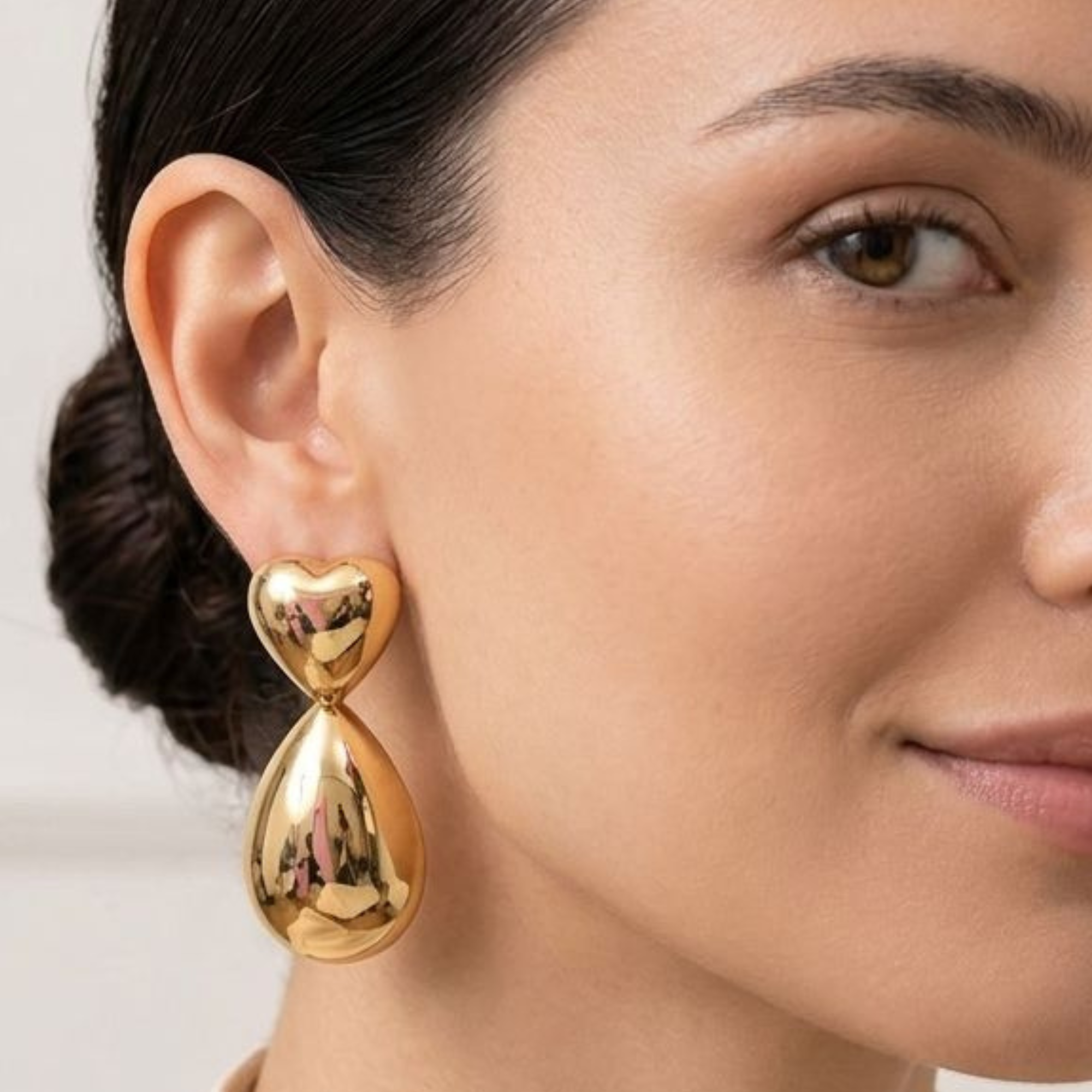 Aretes Cora Dorado