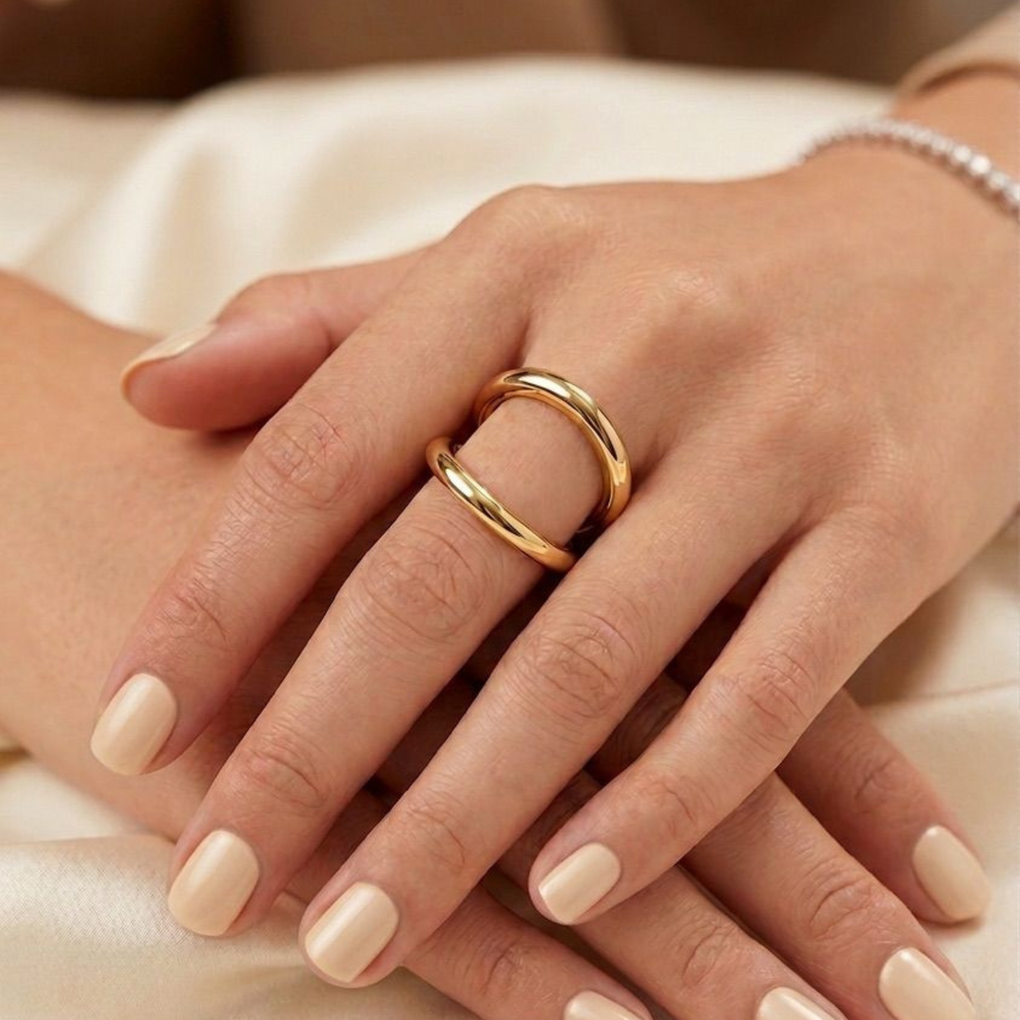 Anillo Zara Dorado