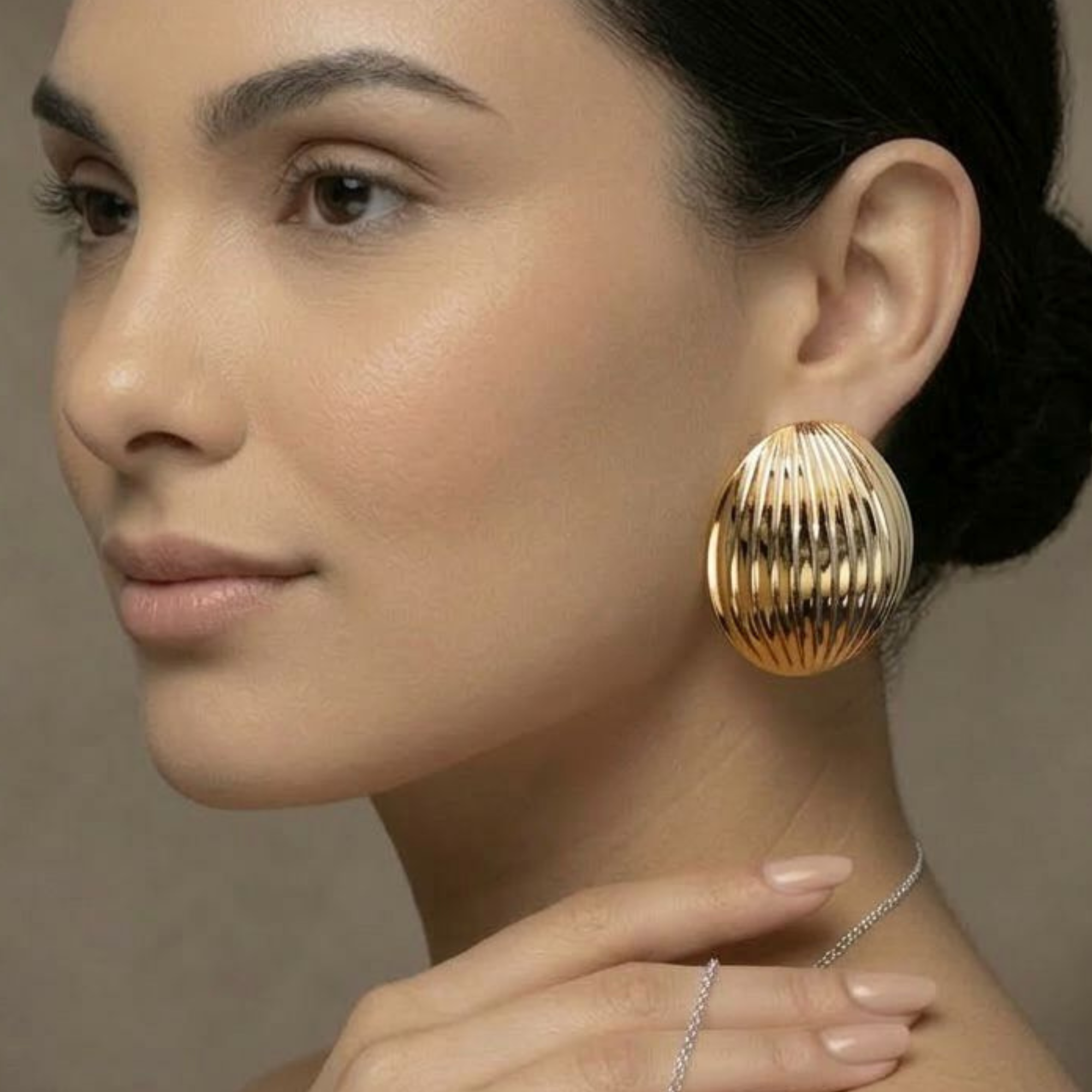 Aretes Aurora Dorado