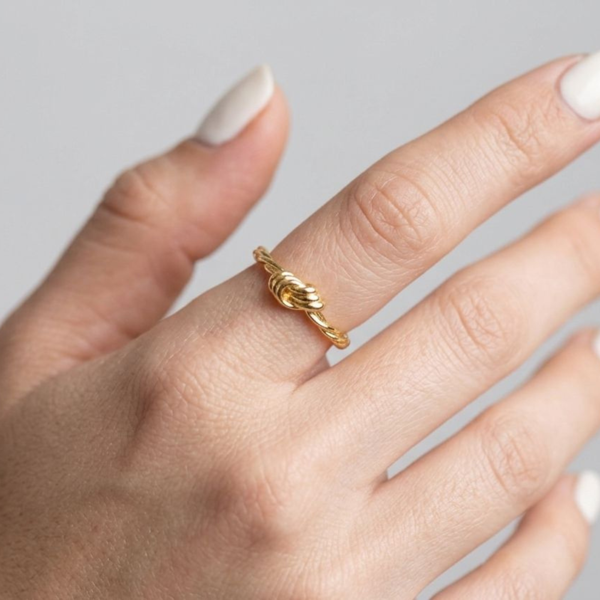 Anillo Nudo Dorado
