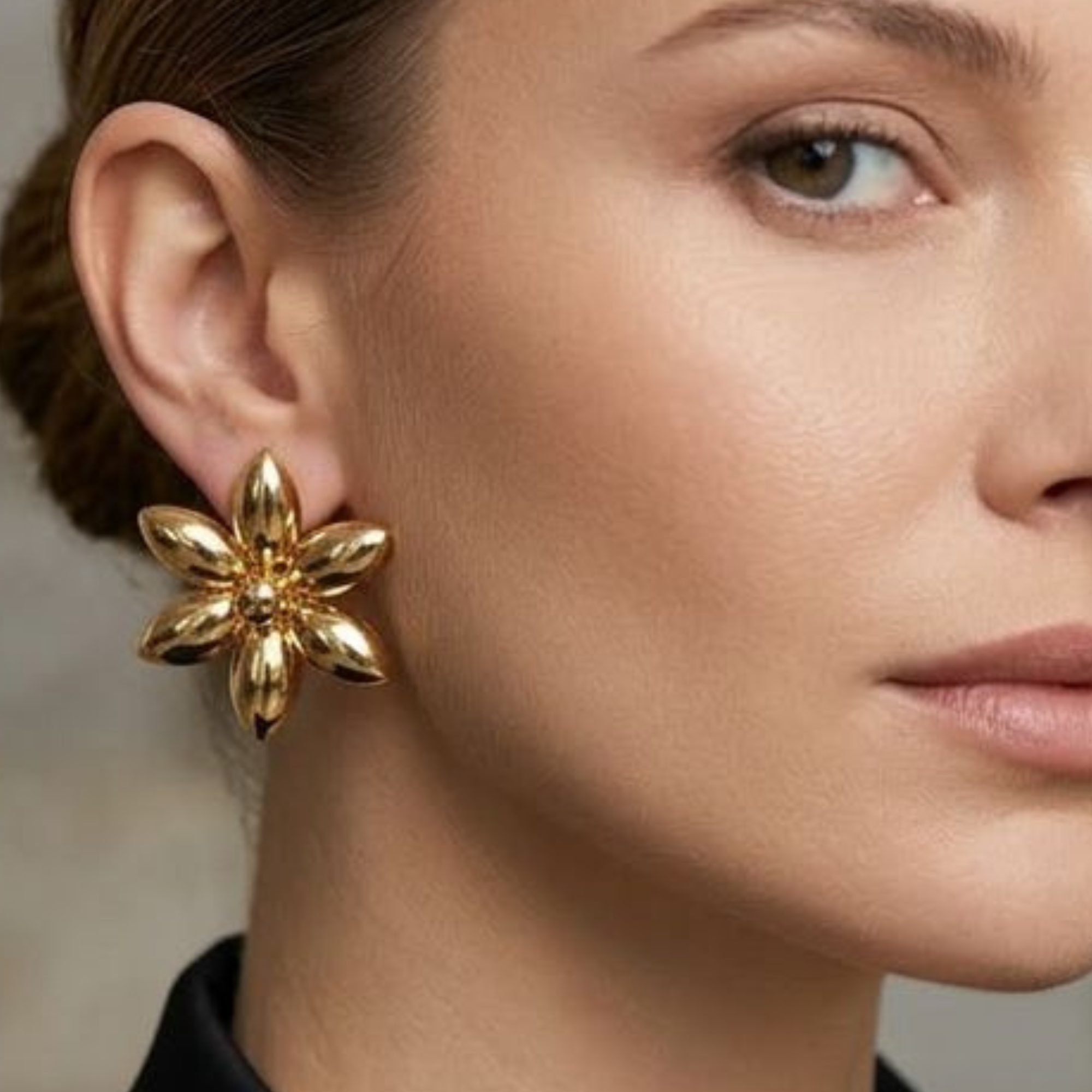 Aretes Bloom Dorada