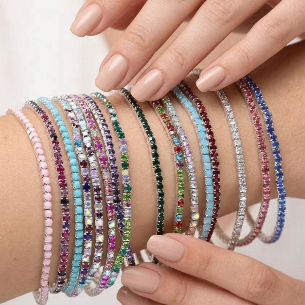 Pulsera Circonias Multicolor