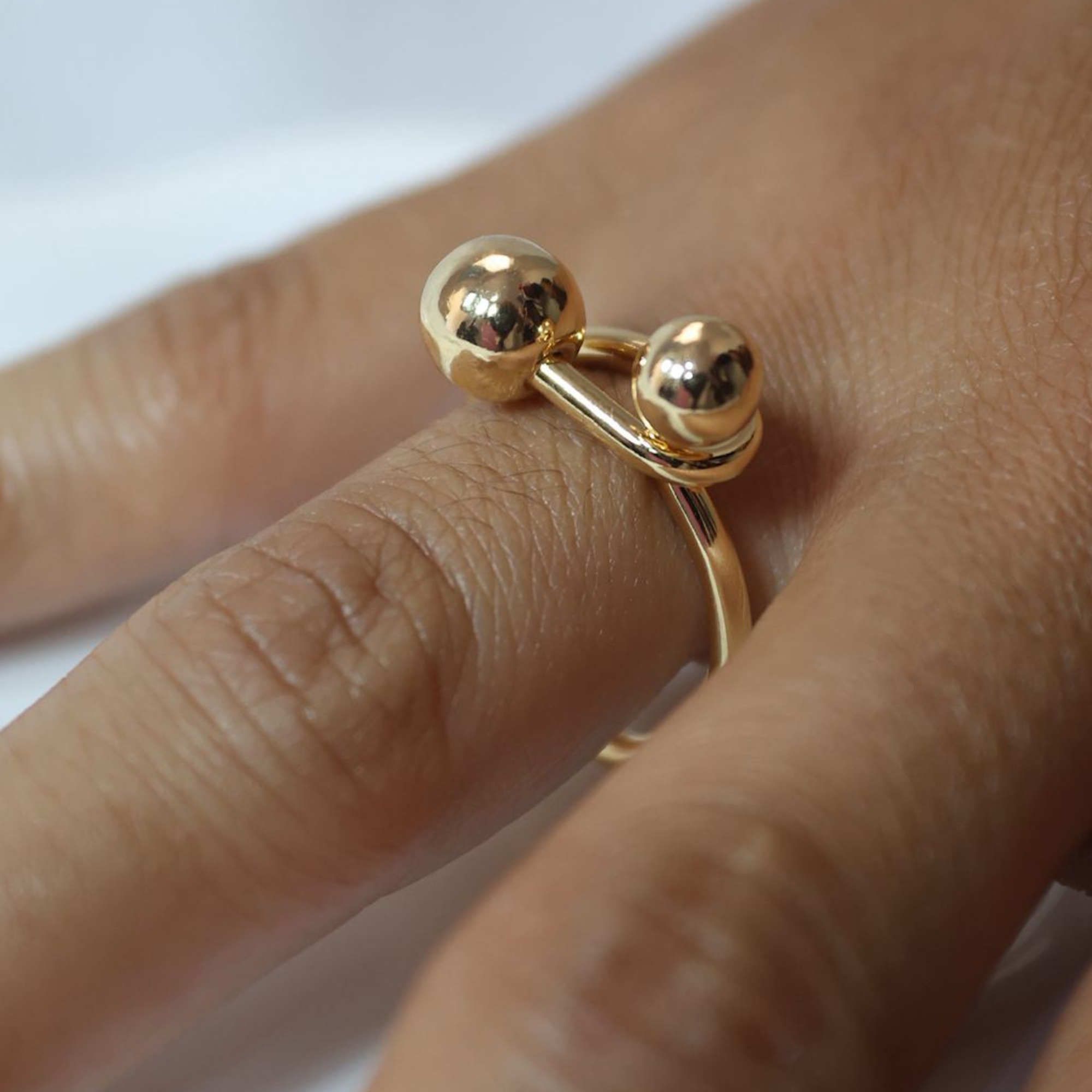 Anillo Duo Dorado