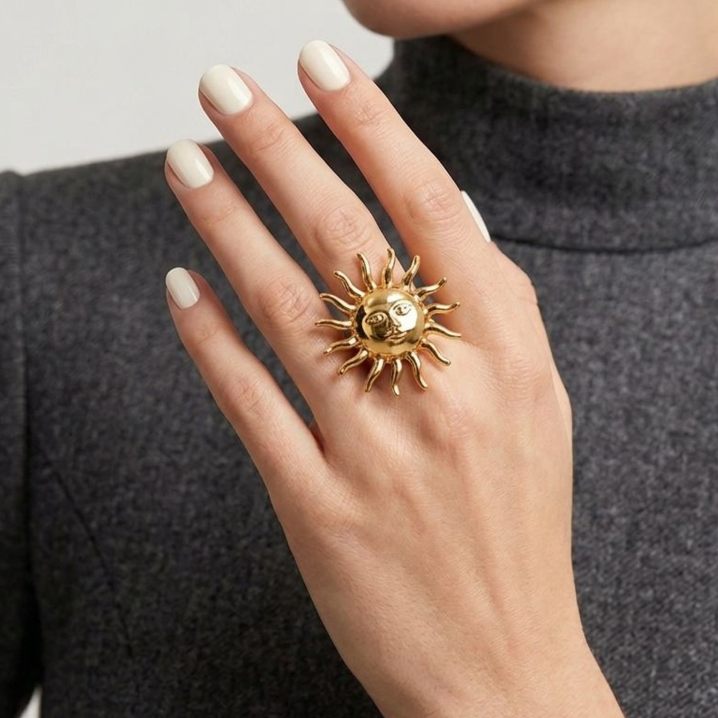 Anillo Sol Dorado