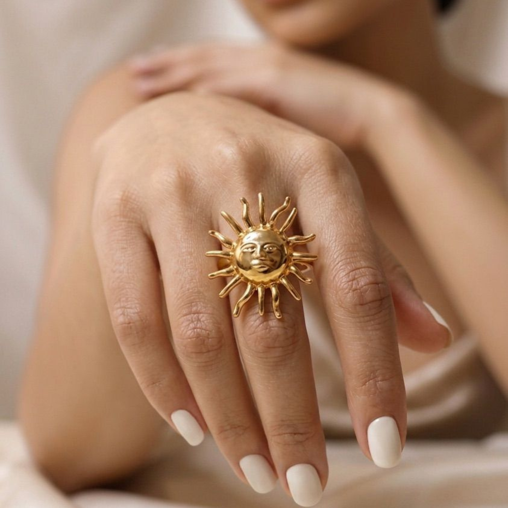 Anillo Sol Dorado