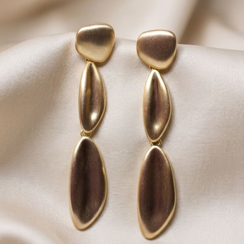 Aretes Elegans Dorado