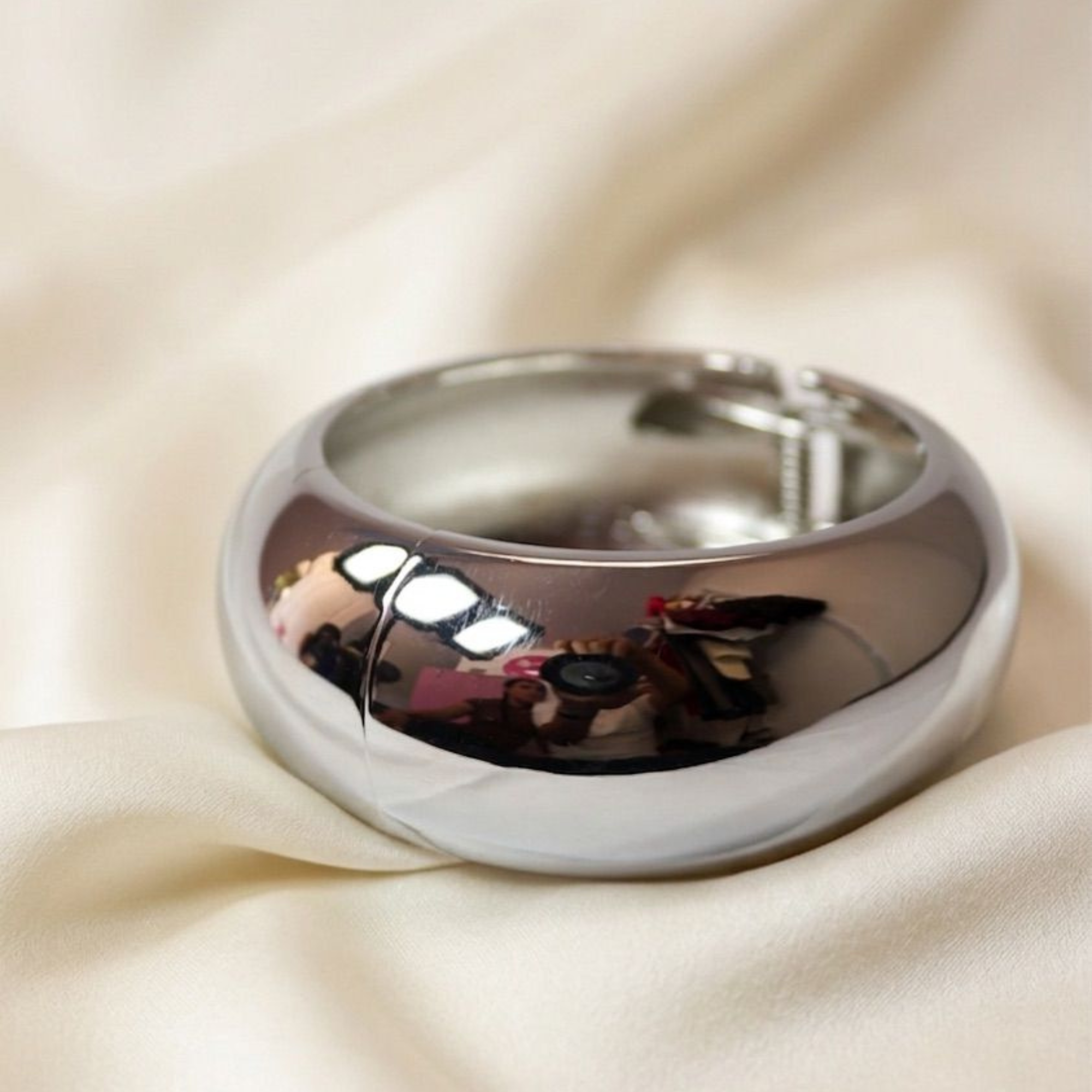Brazalete Marea Plateado