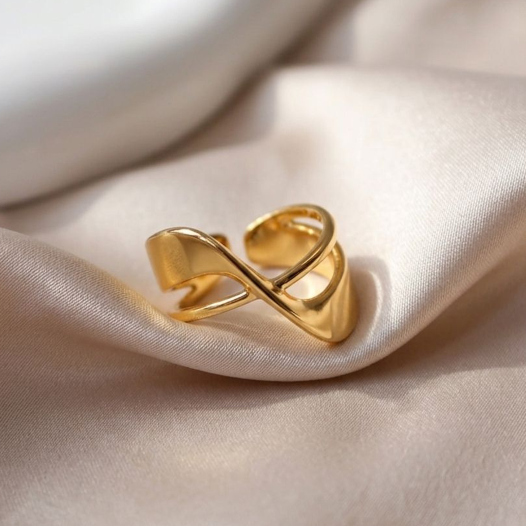 Anillo Lazo Dorado