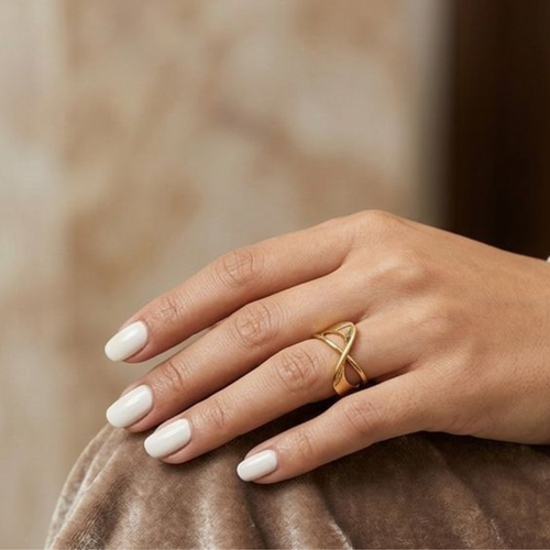 Anillo Lazo Dorado